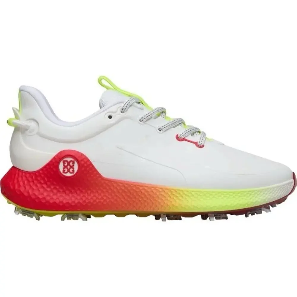 G/FORE MG4+ O2 G/LOCK Golf Shoes Men’s 8.5 White Red Skull Tees Spiked New